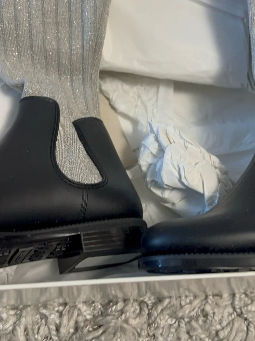Givenchy Botte de Pluie Over-the-Knee Rain Boots Size 36 NWT